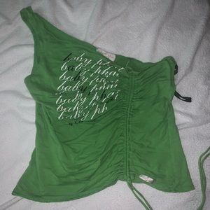 Vintage baby phat one shoulder top